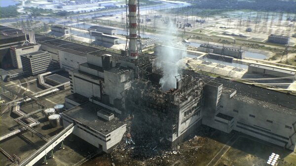 Взрыв на Чернобыле.