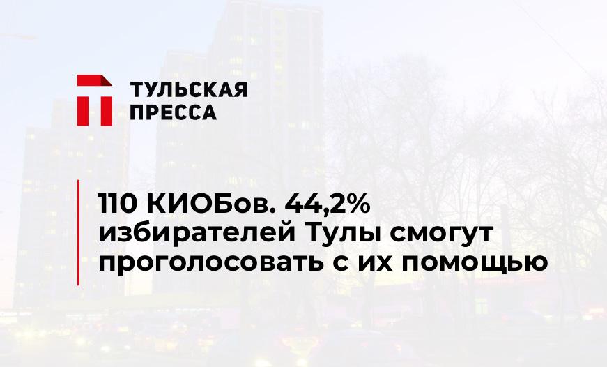 110 КИОБов. 44,2% избирателей Тулы смогут проголосовать с их помощью