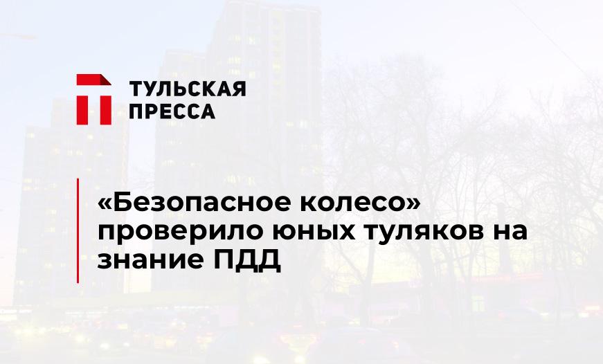 "Безопасное колесо" проверило юных туляков на знание ПДД