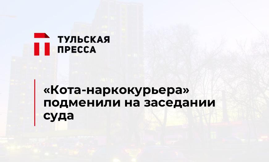 "Кота-наркокурьера" подменили на заседании суда