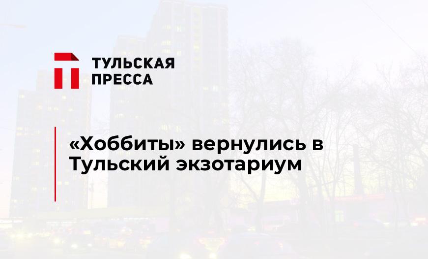 "Хоббиты" вернулись в Тульский экзотариум