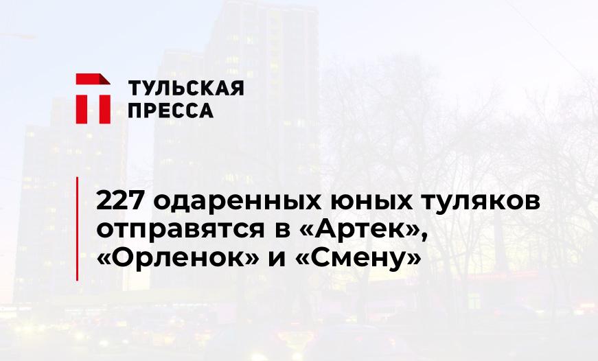 227 одаренных юных туляков отправятся в «Артек», «Орленок» и «Смену»
