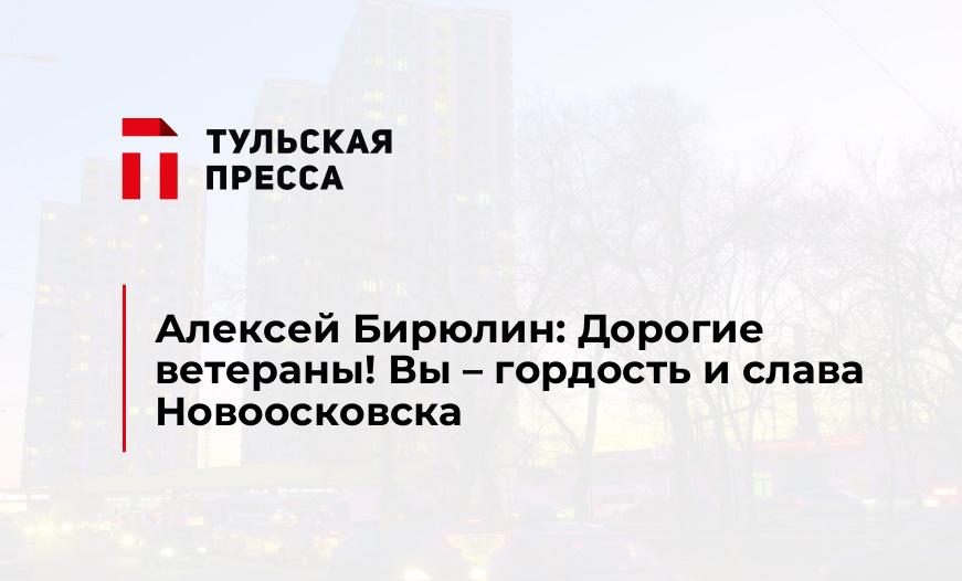 Алексей Бирюлин: Дорогие ветераны! Вы – гордость и слава Новоосковска