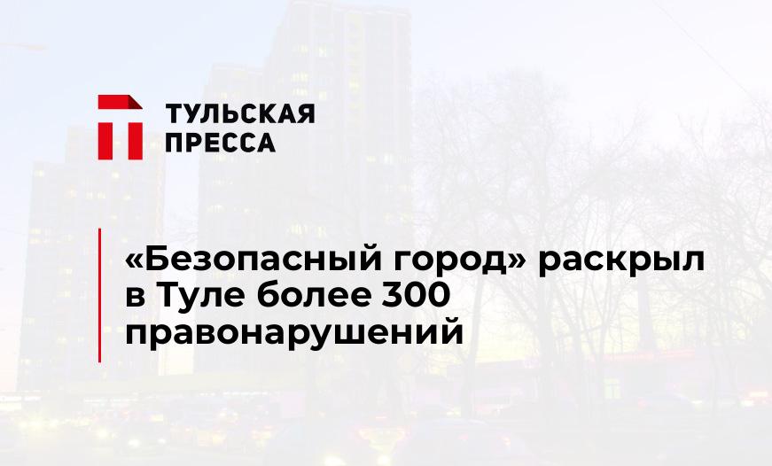 «Безопасный город» раскрыл в Туле более 300 правонарушений