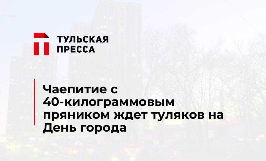 Чаепитие с 40-килограммовым пряником ждет туляков на День города