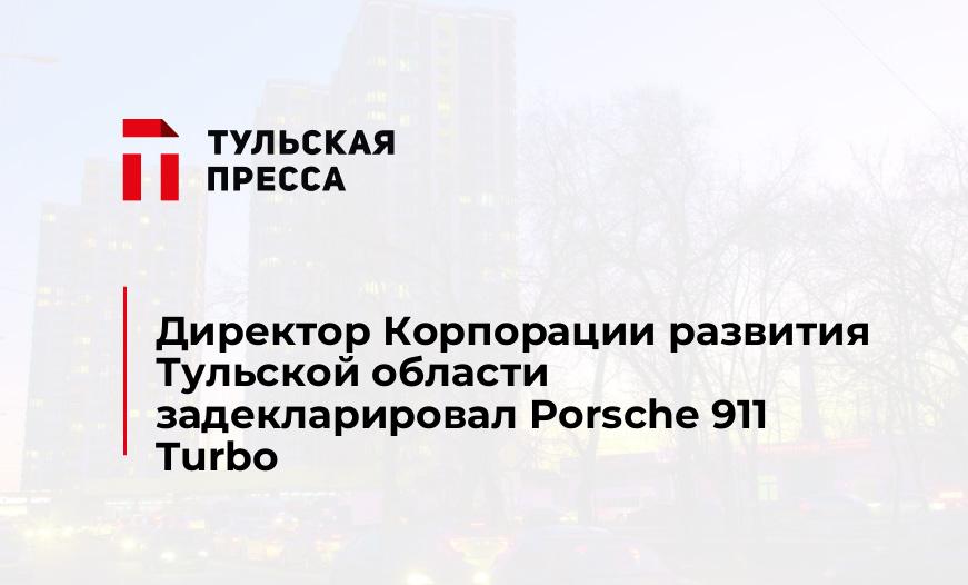 Директор Корпорации развития Тульской области задекларировал Porsche 911 Turbo