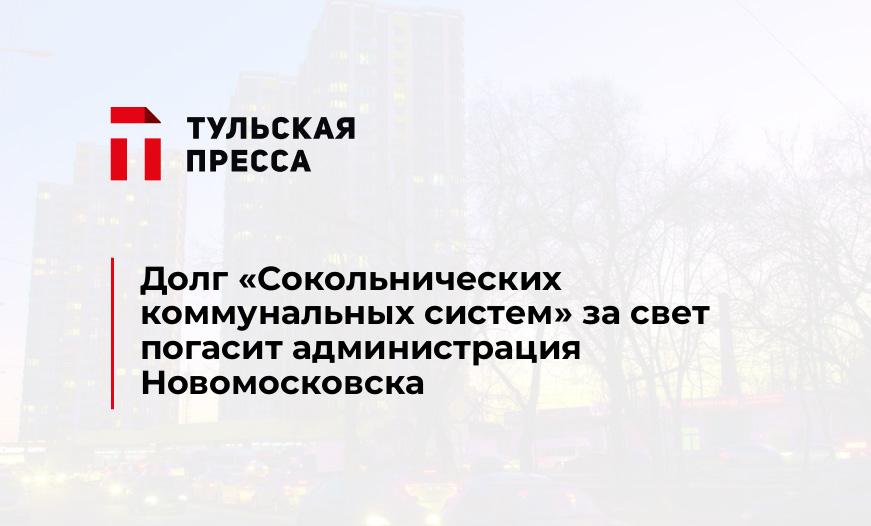 Долг «Сокольнических коммунальных систем» за свет погасит администрация Новомосковска