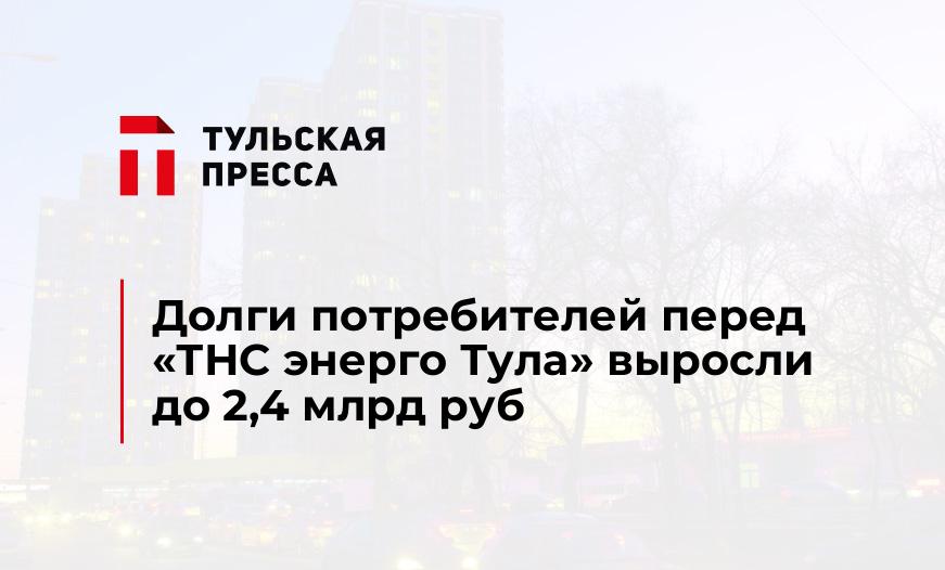 Долги потребителей перед «ТНС энерго Тула» выросли до 2,4 млрд руб