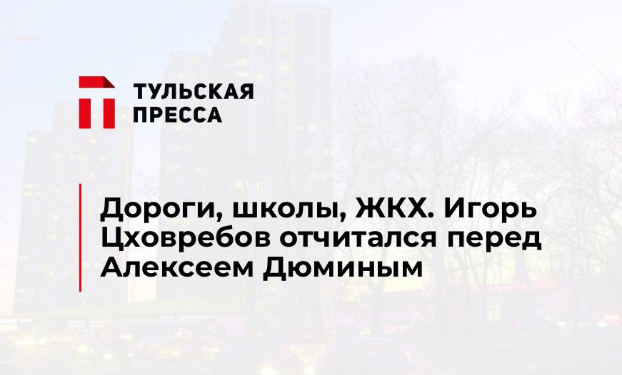 Дороги, школы, ЖКХ. Игорь Цховребов отчитался перед Алексеем Дюминым