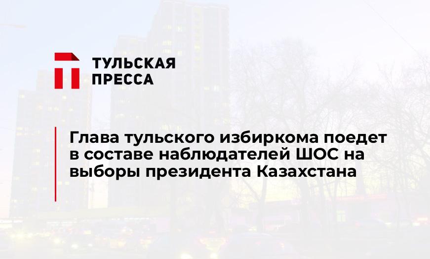 Глава тульского избиркома поедет в составе наблюдателей ШОС на выборы президента Казахстана