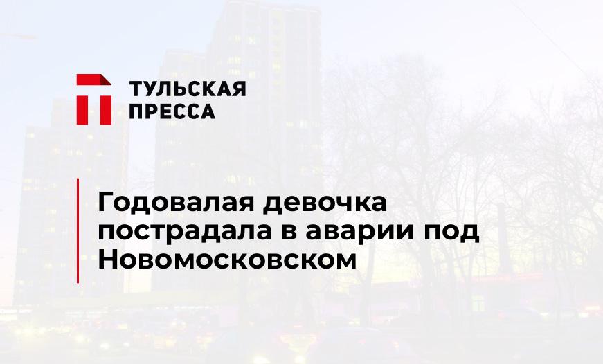 Годовалая девочка пострадала в аварии под Новомосковском