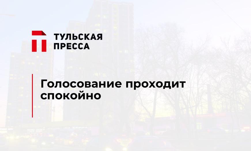Голосование проходит спокойно