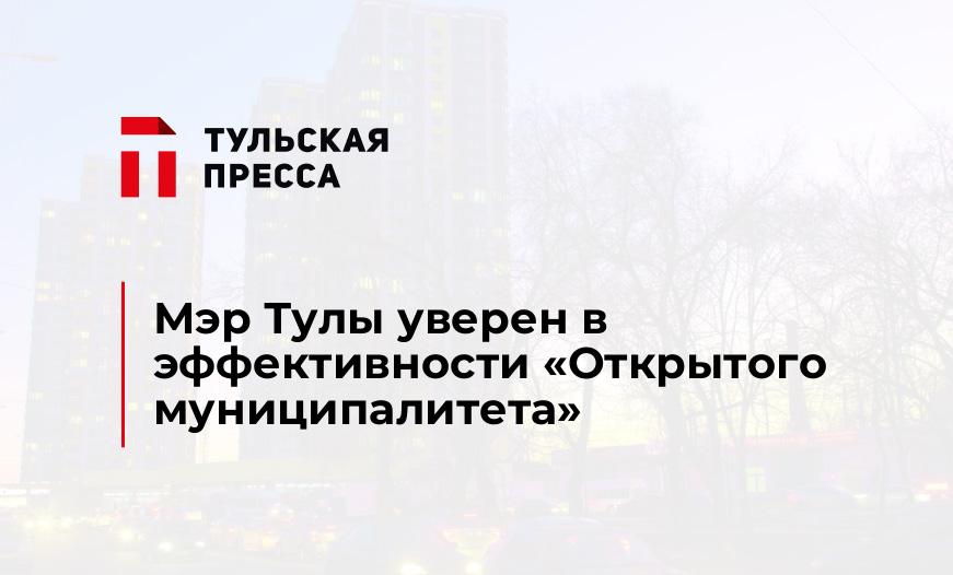 Мэр Тулы уверен в эффективности "Открытого муниципалитета"