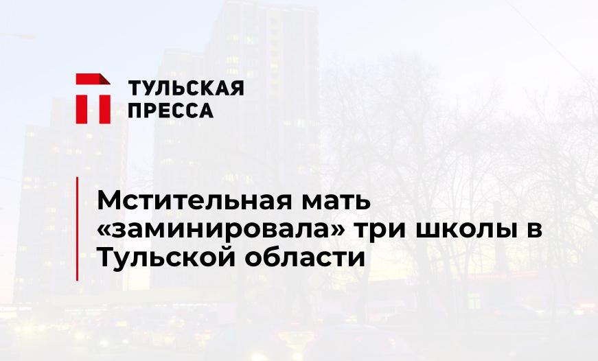 Мстительная мать «заминировала» три школы в Тульской области 