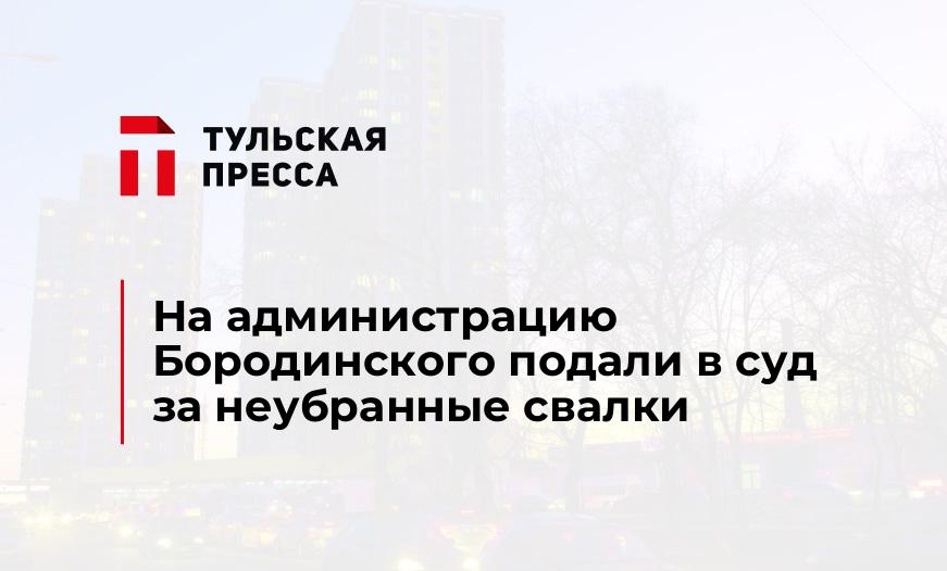 На администрацию Бородинского подали в суд за неубранные свалки