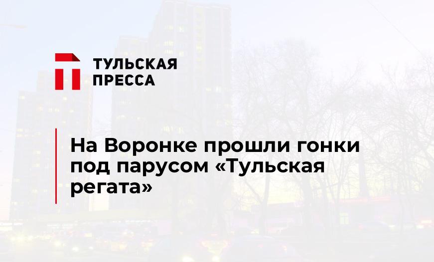 На Воронке прошли гонки под парусом "Тульская регата"