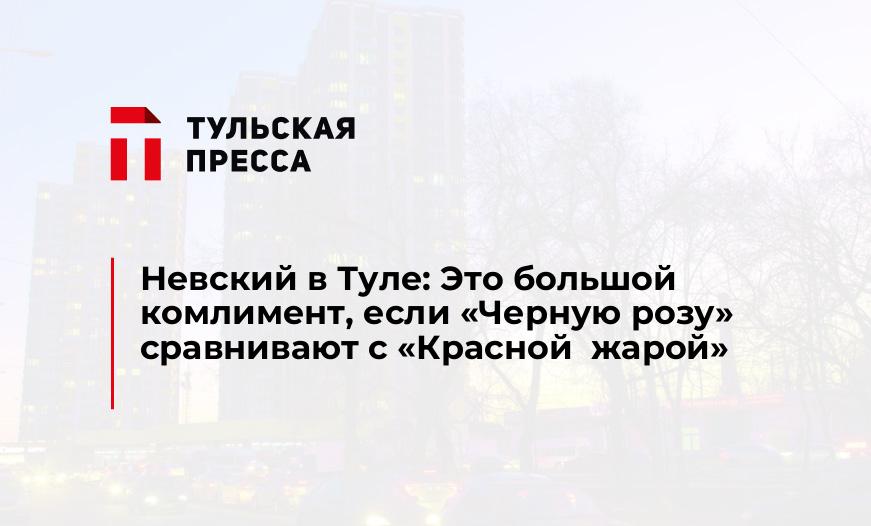 Невский в Туле: Это большой комлимент, если "Черную розу" сравнивают с "Красной  жарой"