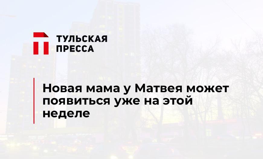 Новая мама у Матвея может появиться уже на этой неделе