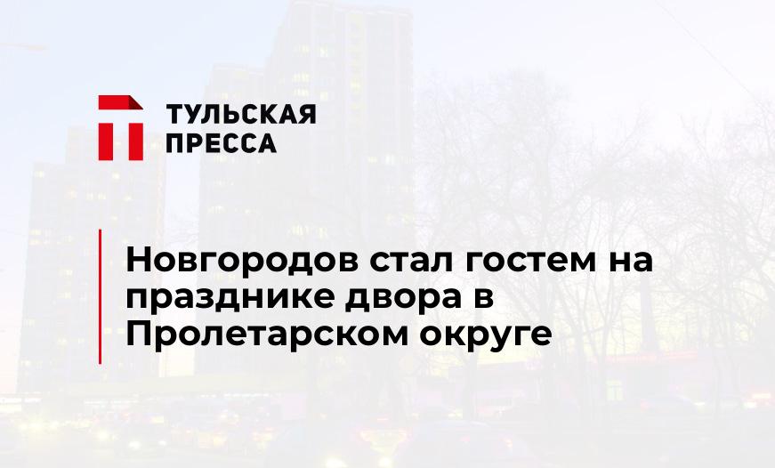 Новгородов стал гостем на празднике двора в Пролетарском округе