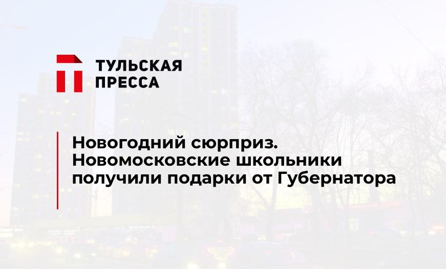Новогодний сюрприз. Новомосковские школьники получили подарки от Губернатора