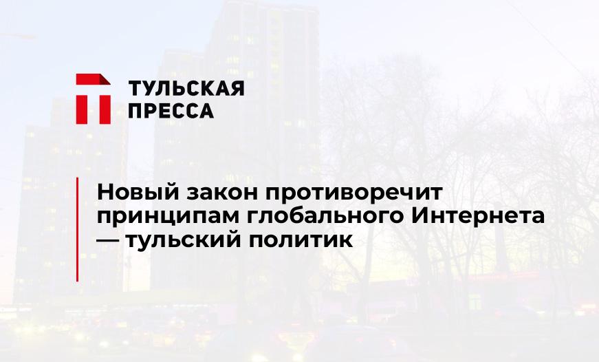 Новый закон противоречит принципам глобального Интернета - тульский политик
