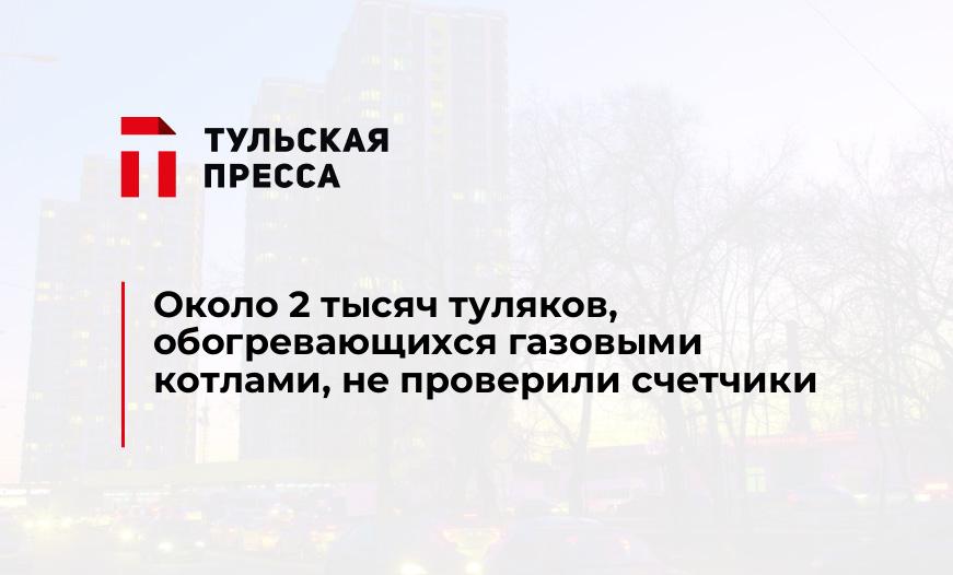 Около 2 тысяч туляков, обогревающихся газовыми котлами, не проверили счетчики