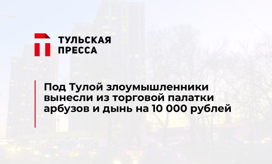 Под Тулой злоумышленники вынесли из торговой палатки арбузов и дынь на 10 000 рублей
