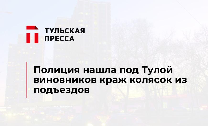 Полиция нашла под Тулой виновников краж колясок из подъездов