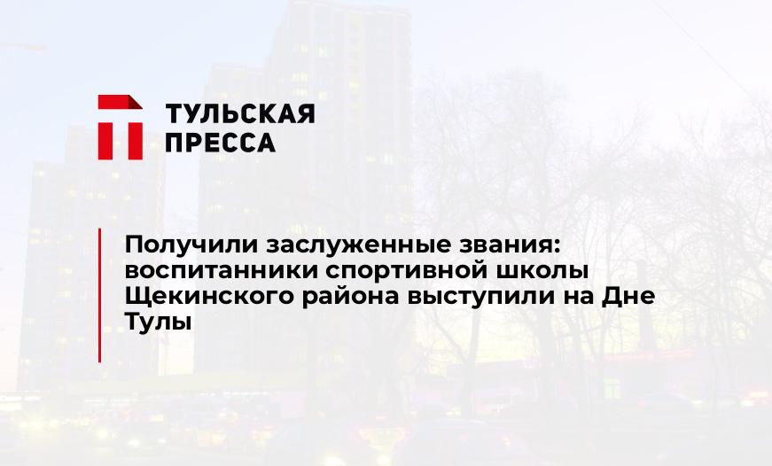 Получили заслуженные звания: воспитанники спортивной школы Щекинского района выступили на Дне Тулы