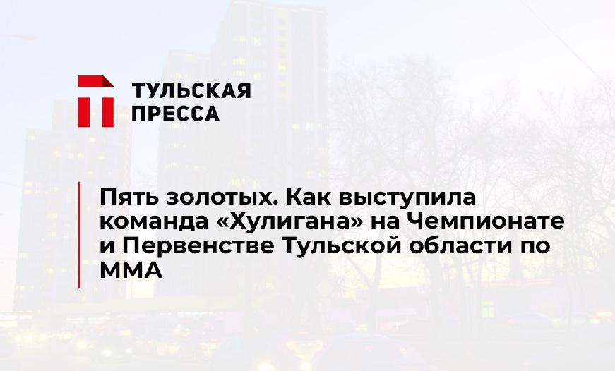 Пять золотых. Как выступила команда «Хулигана» на Чемпионате и Первенстве Тульской области по ММА