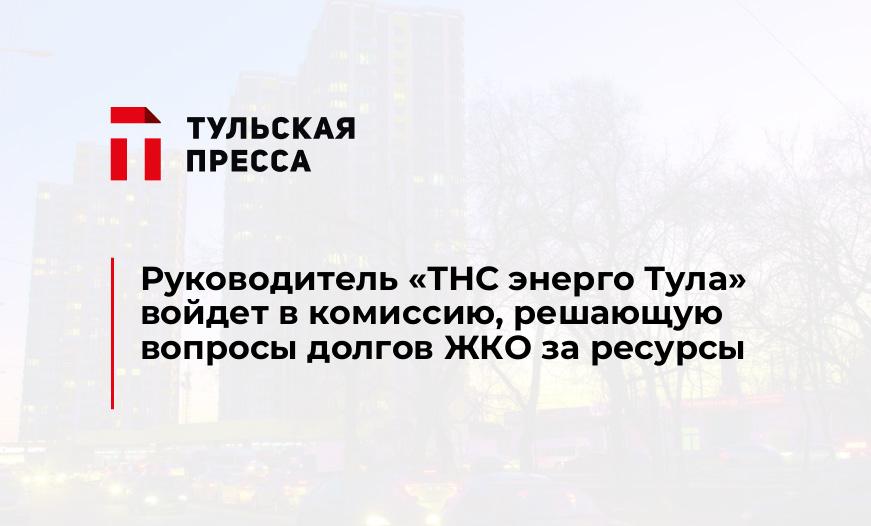 Руководитель "ТНС энерго Тула" войдет в комиссию, решающую вопросы долгов ЖКО за ресурсы