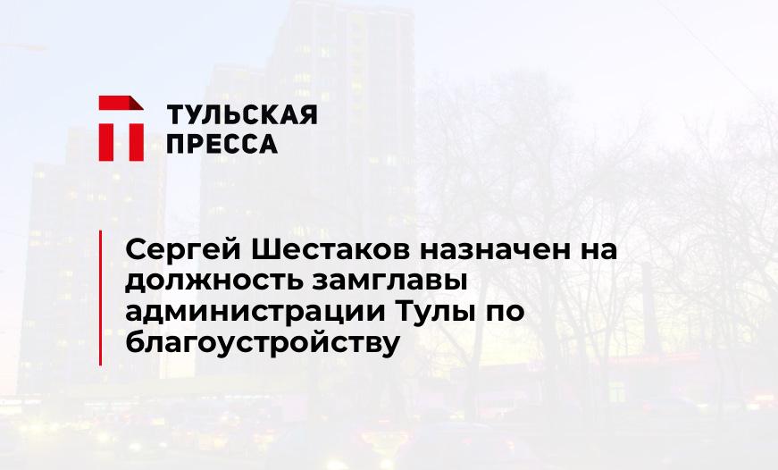Сергей Шестаков назначен на должность замглавы администрации Тулы по благоустройству
