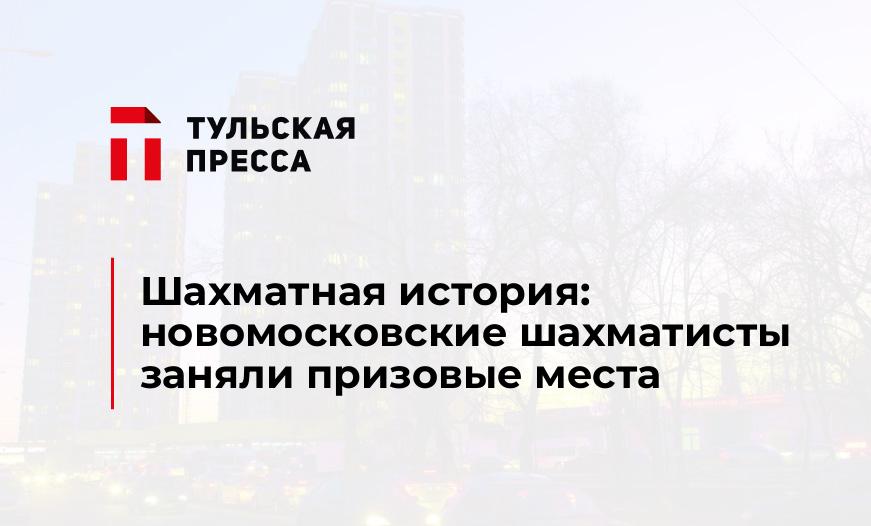 Шахматная история: новомосковские шахматисты заняли призовые места 