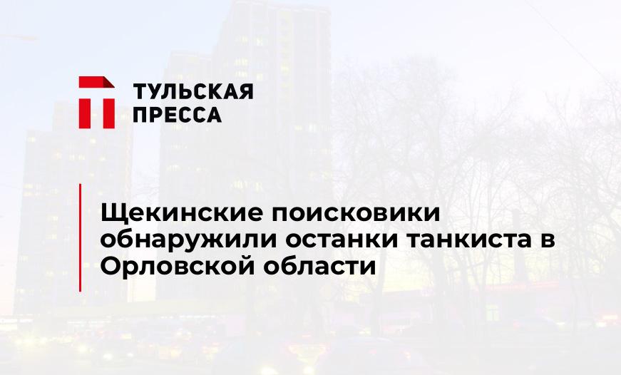 Щекинские поисковики обнаружили останки танкиста в Орловской области