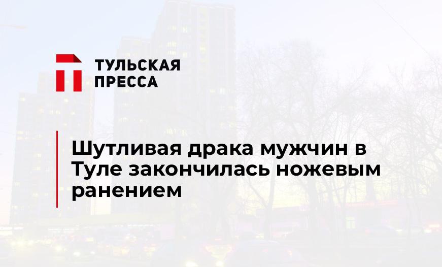 Шутливая драка мужчин в Туле закончилась ножевым ранением 