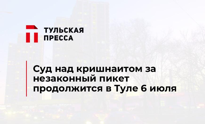 Суд над кришнаитом за незаконный пикет продолжится в Туле 6 июля