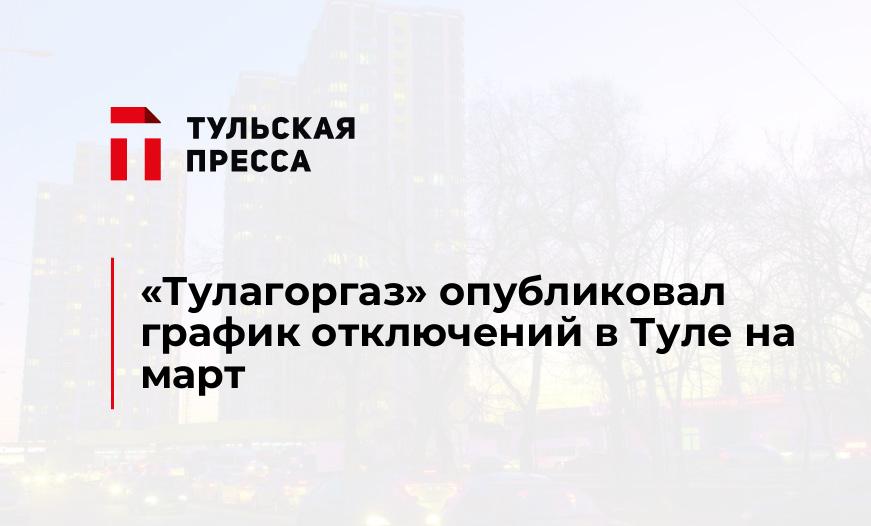 «Тулагоргаз» опубликовал график отключений в Туле на март