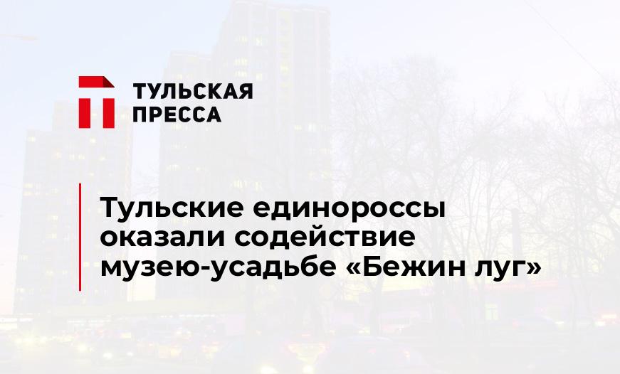 Тульские единороссы оказали содействие музею-усадьбе «Бежин луг»