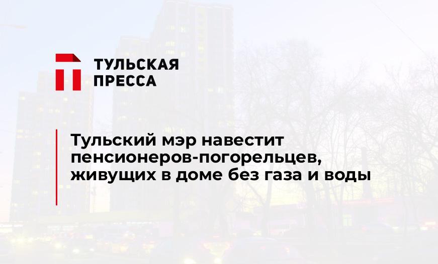 Тульский мэр навестит пенсионеров-погорельцев, живущих в доме без газа и воды