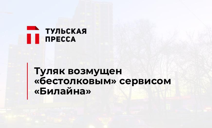 Туляк возмущен "бестолковым" сервисом "Билайна"