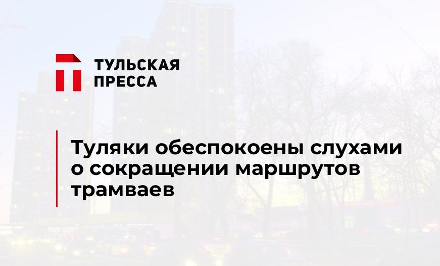 Туляки обеспокоены слухами о сокращении маршрутов трамваев