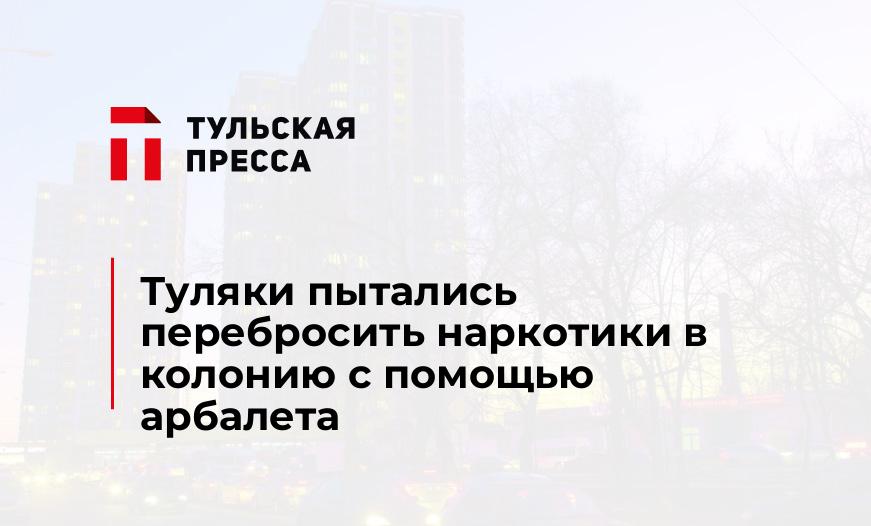 Туляки пытались перебросить наркотики в колонию с помощью арбалета