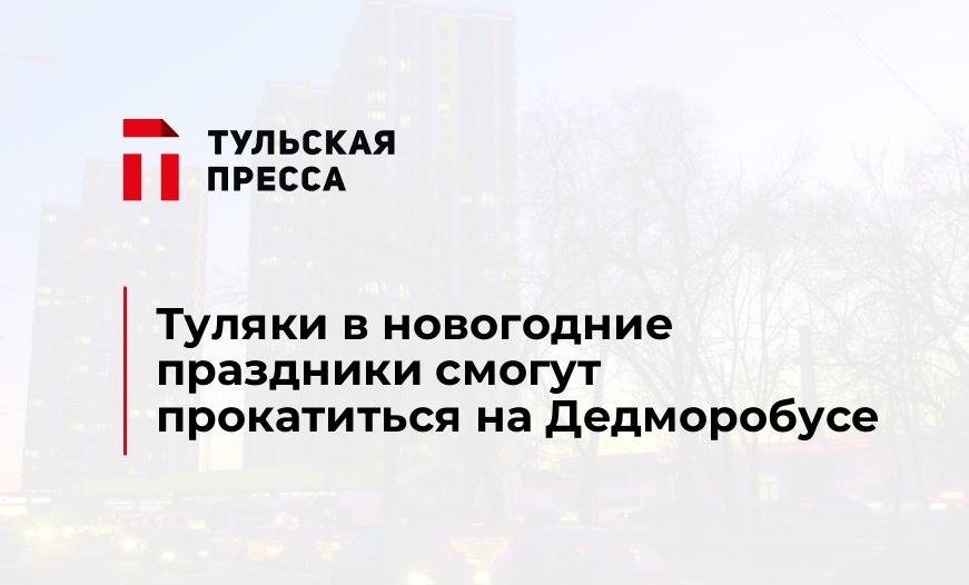 Туляки в новогодние праздники смогут прокатиться на Дедморобусе