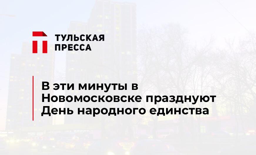 В эти минуты в Новомосковске празднуют День народного единства