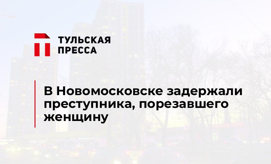 В Новомосковске задержали преступника, порезавшего женщину