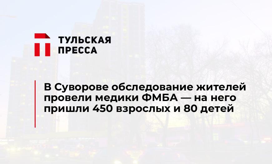 В Суворове обследование жителей провели медики ФМБА - на него пришли 450 взрослых и 80 детей