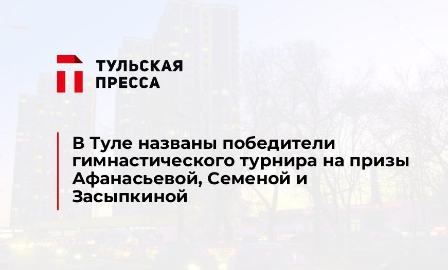 В Туле названы победители гимнастического турнира на призы Афанасьевой, Семеной и Засыпкиной