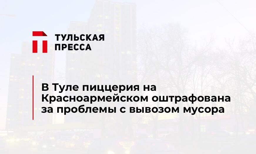 В Туле пиццерия на Красноармейском оштрафована за проблемы с вывозом мусора