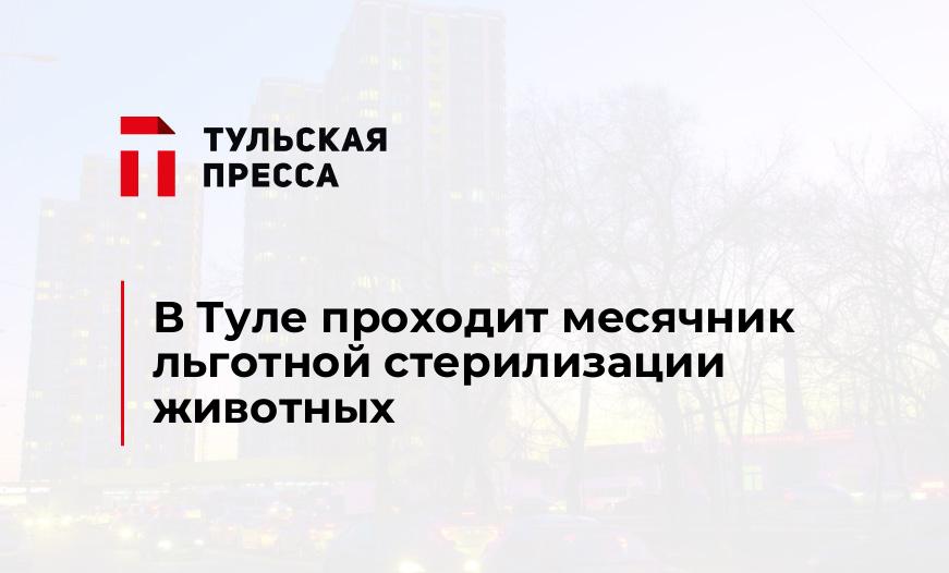 В Туле проходит месячник льготной стерилизации животных