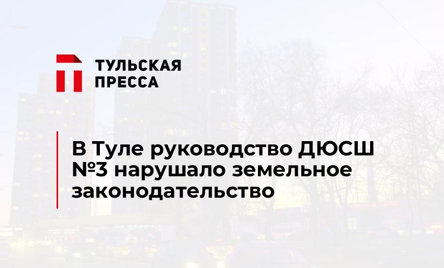 В Туле руководство ДЮСШ №3 нарушало земельное законодательство 